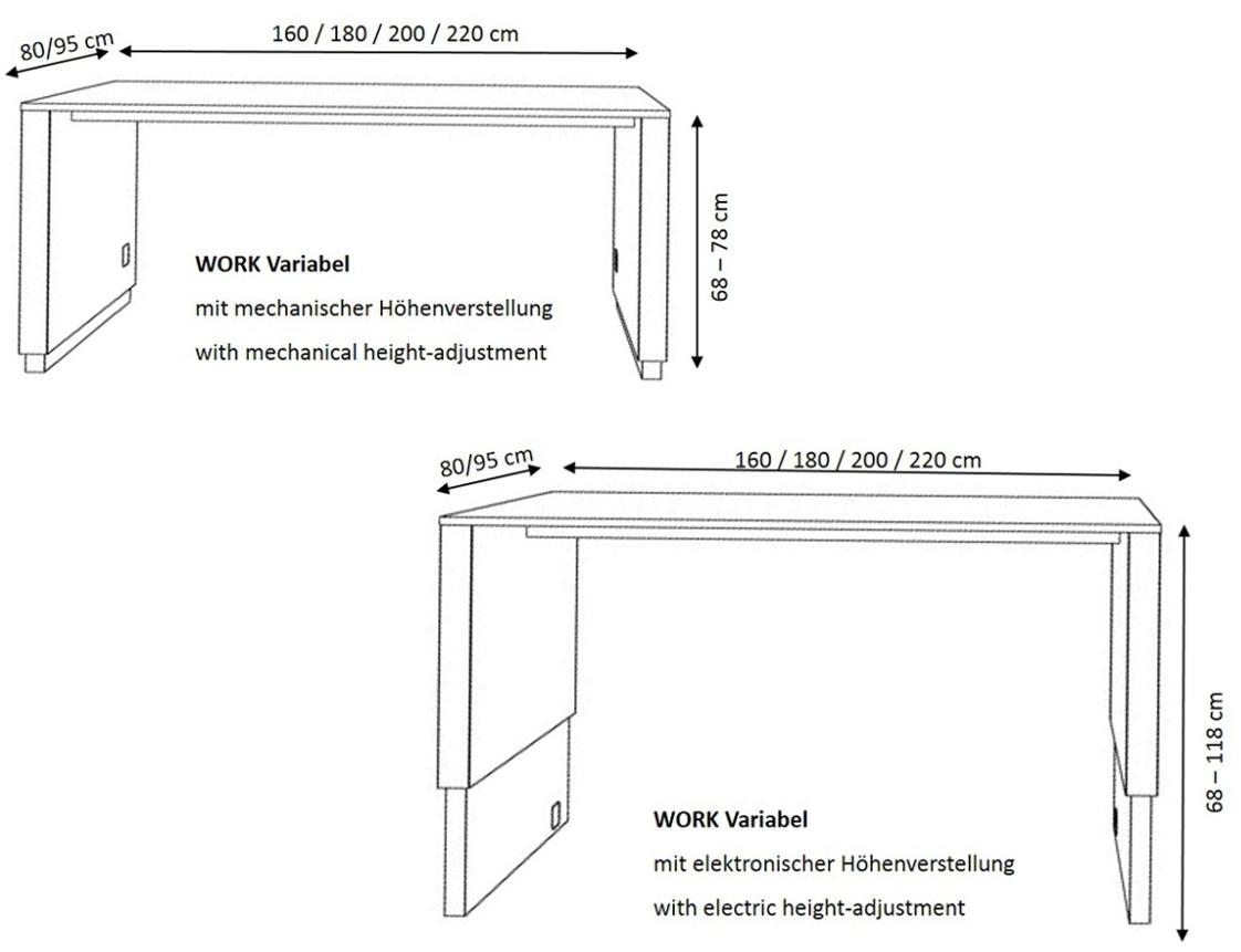 müller möbelfabrikation Стальной стол Workspace sun-id-1478151 - Вид №5