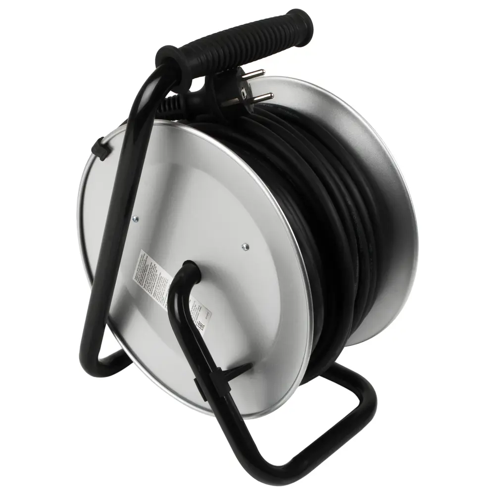 Удлинитель с заземлением на катушке Electraline 4 розетки 3х1.5 мм 25 м STLM-2127841