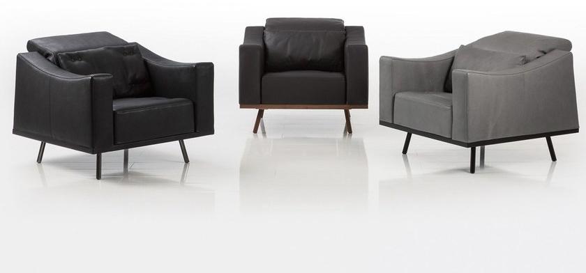 brühl Кожаное кресло с подлокотниками Deep space sun-id-1386562 - Вид №1