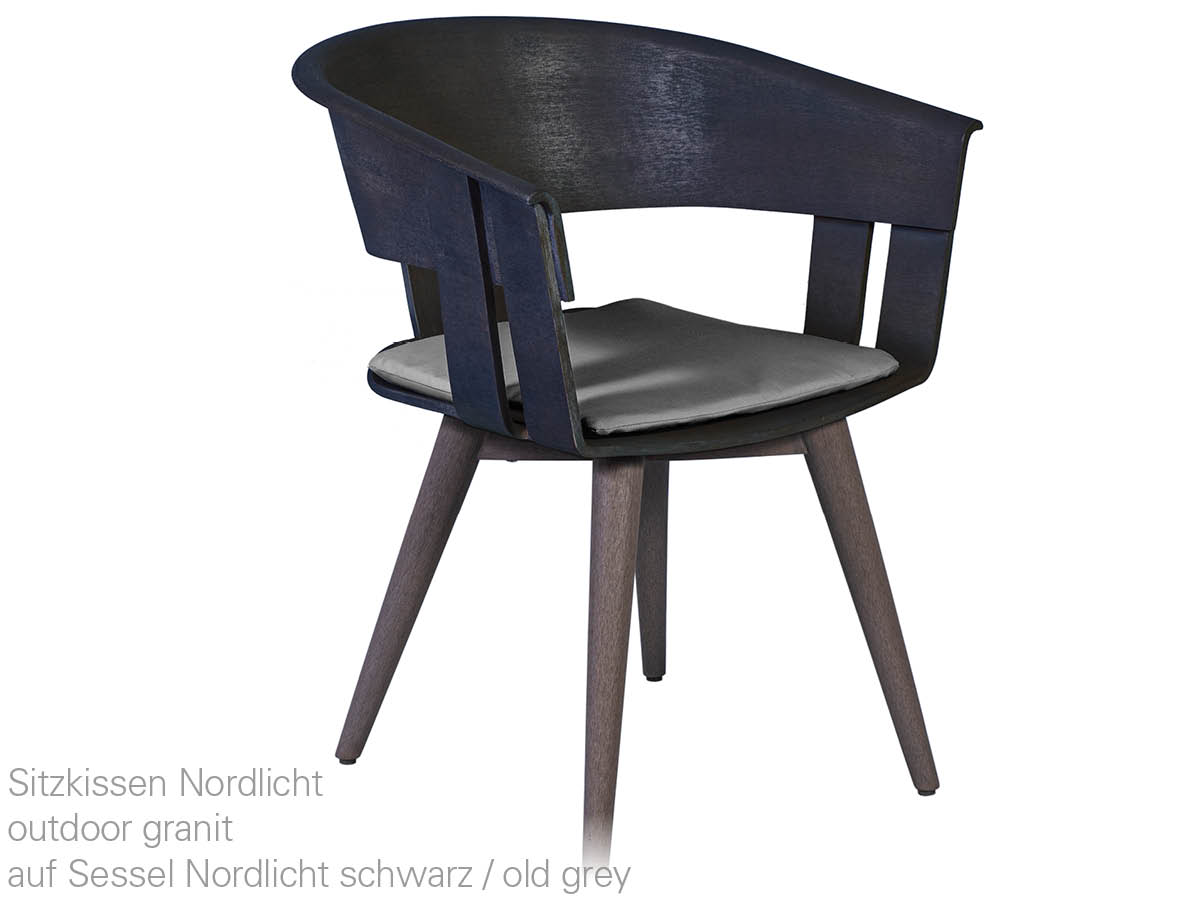 10.00.1541 Подушка кресла Nordlicht Outdoor granite Mbm  - Вид №1