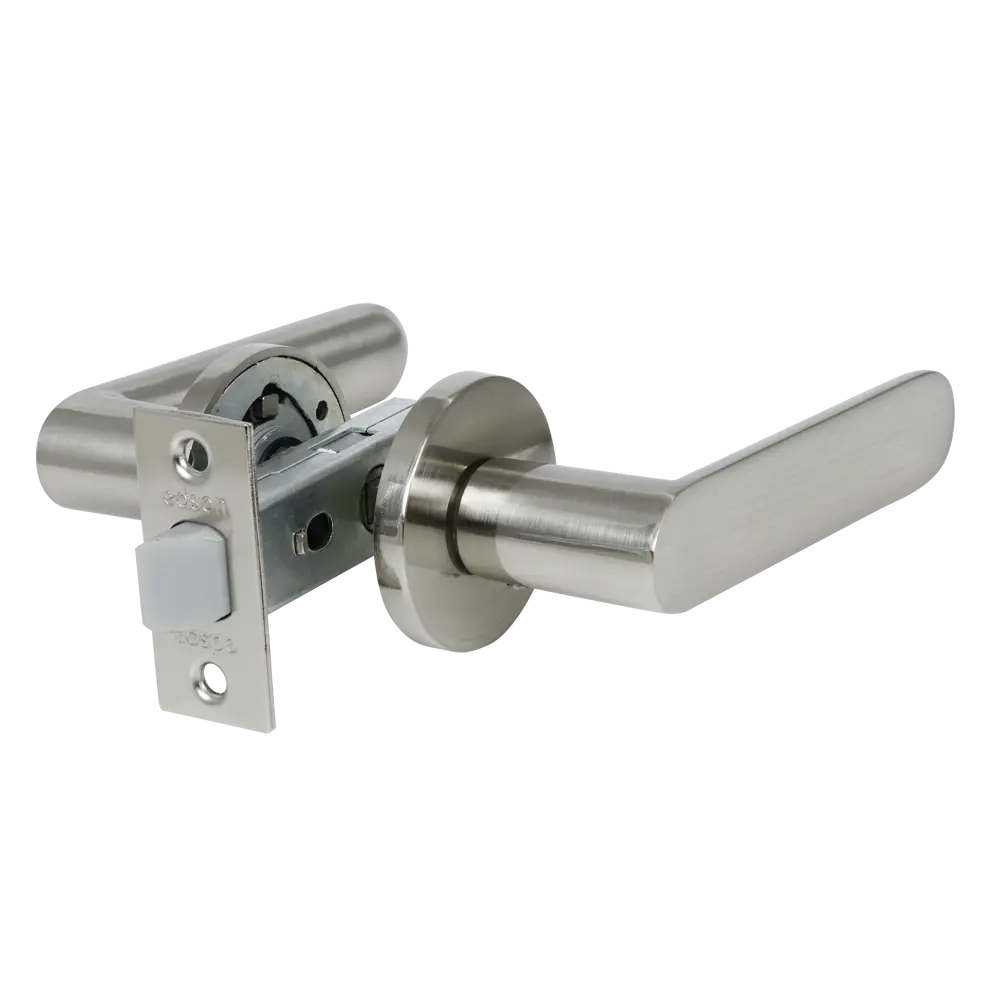 Комплект дверных ручек на розетке Edson PS2R2 без запирания цвет никель STLM-2046860