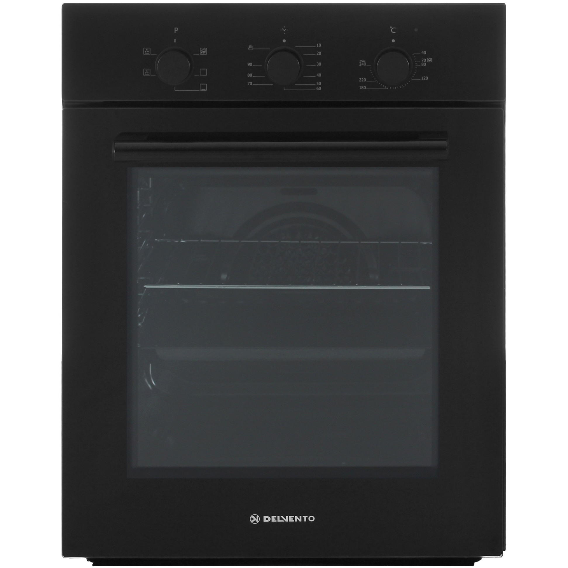 9140903 Электрический духовой шкаф Delvento V4ES15057 черный STDN-0134522