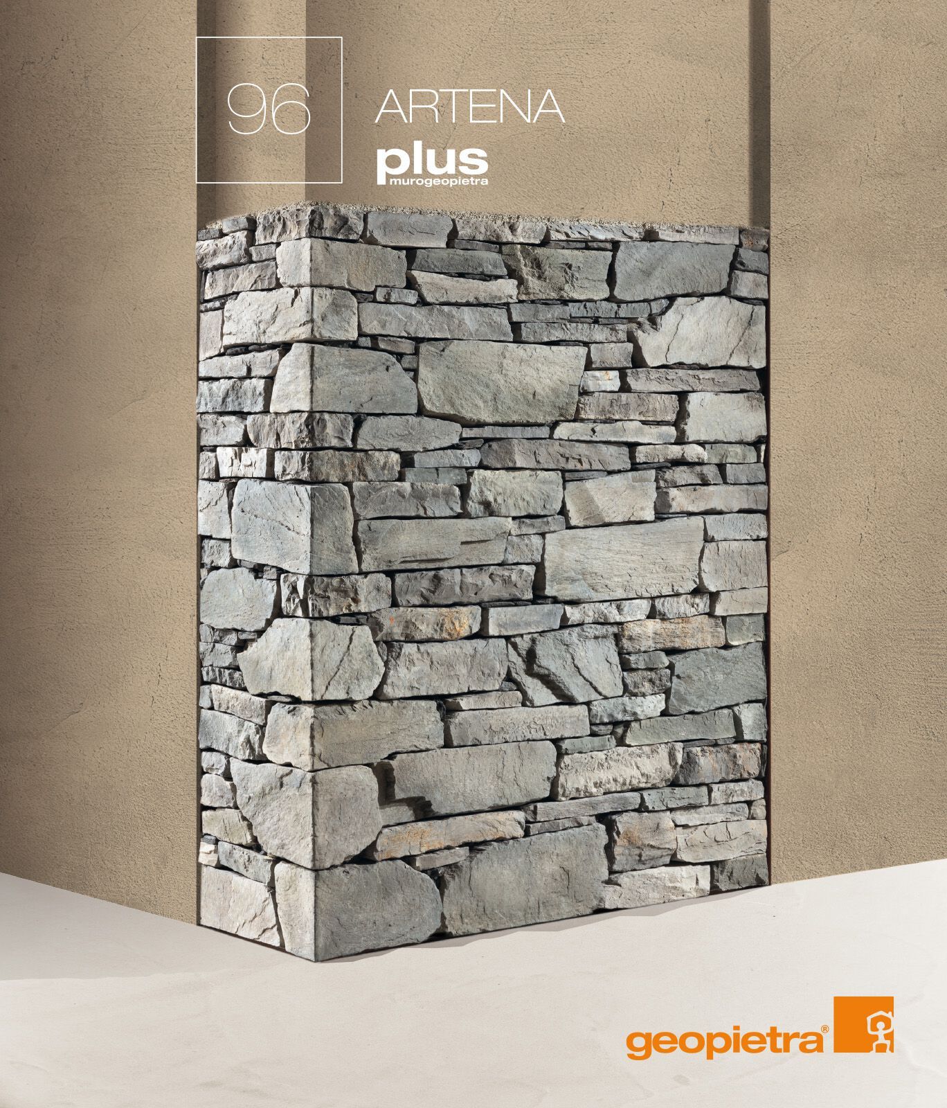 Реконструированная каменная облицовка GEOPIETRA® чешуйчатый профиль ARCH-00043527 - Вид №1