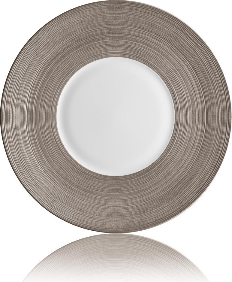 30993 JL Coquet Тарелка закусочная 21см "Хемисфер" (платиновый) Фарфор 