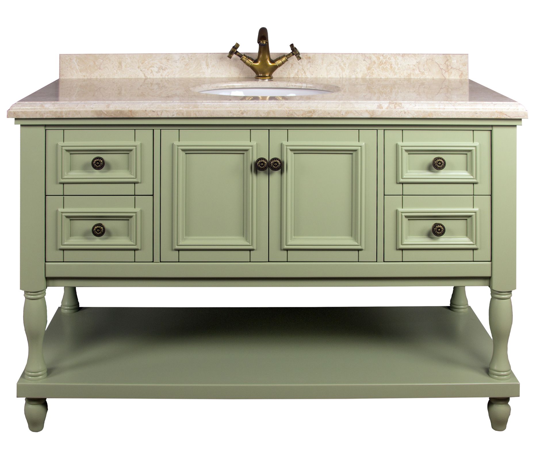 Тумба EDEN 130 арт. TS-8002-C Фисташковый Tessoro TS8002CP - Вид №1