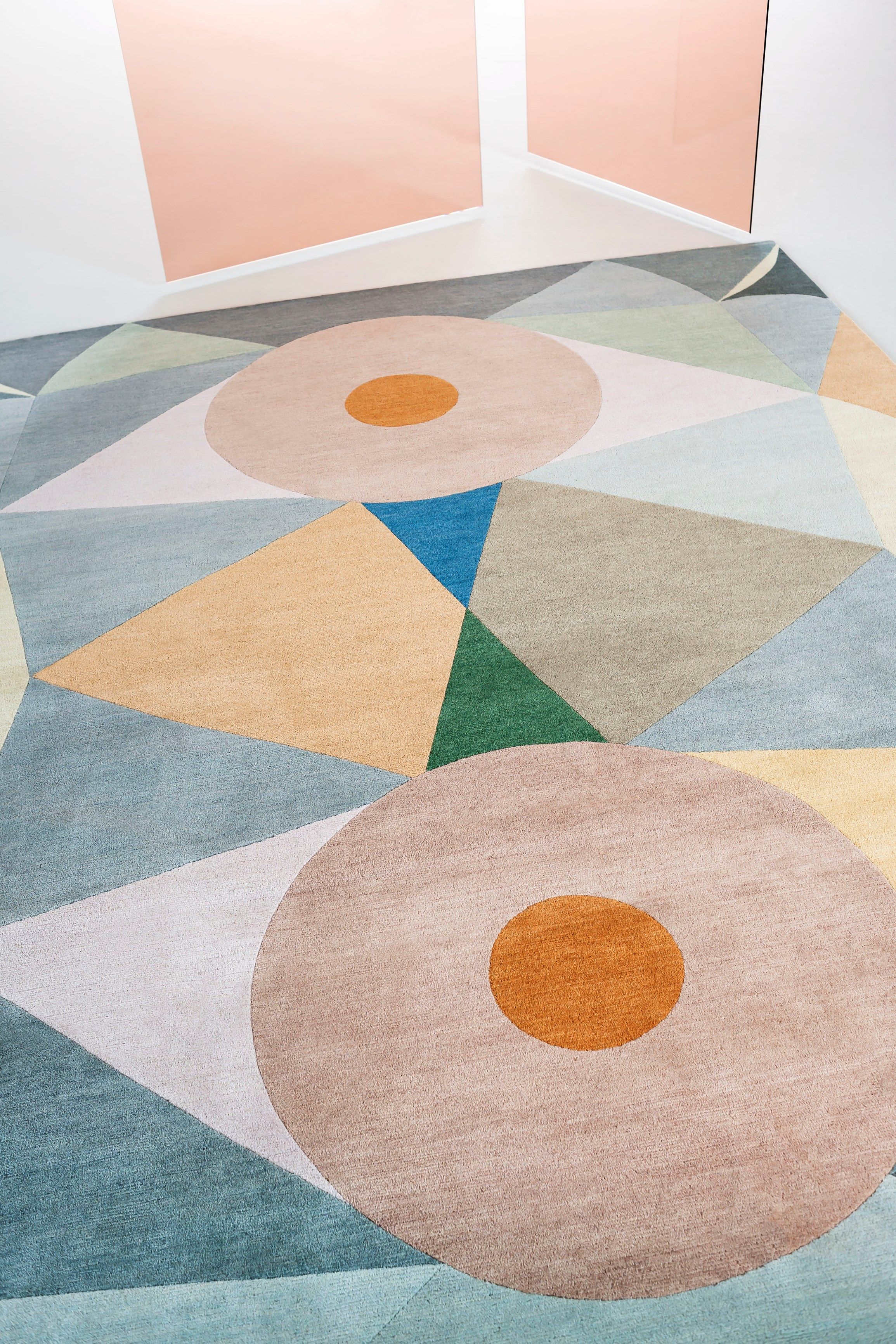 Прямоугольный ковер ручной работы из шерсти Tacchini RITUALE ARCH-00076257 - Вид №4