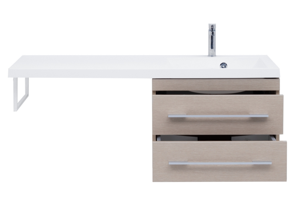 Тумба с раковиной Aquanet Нота 120 R светлый дуб 0017148500239568 - Вид №7