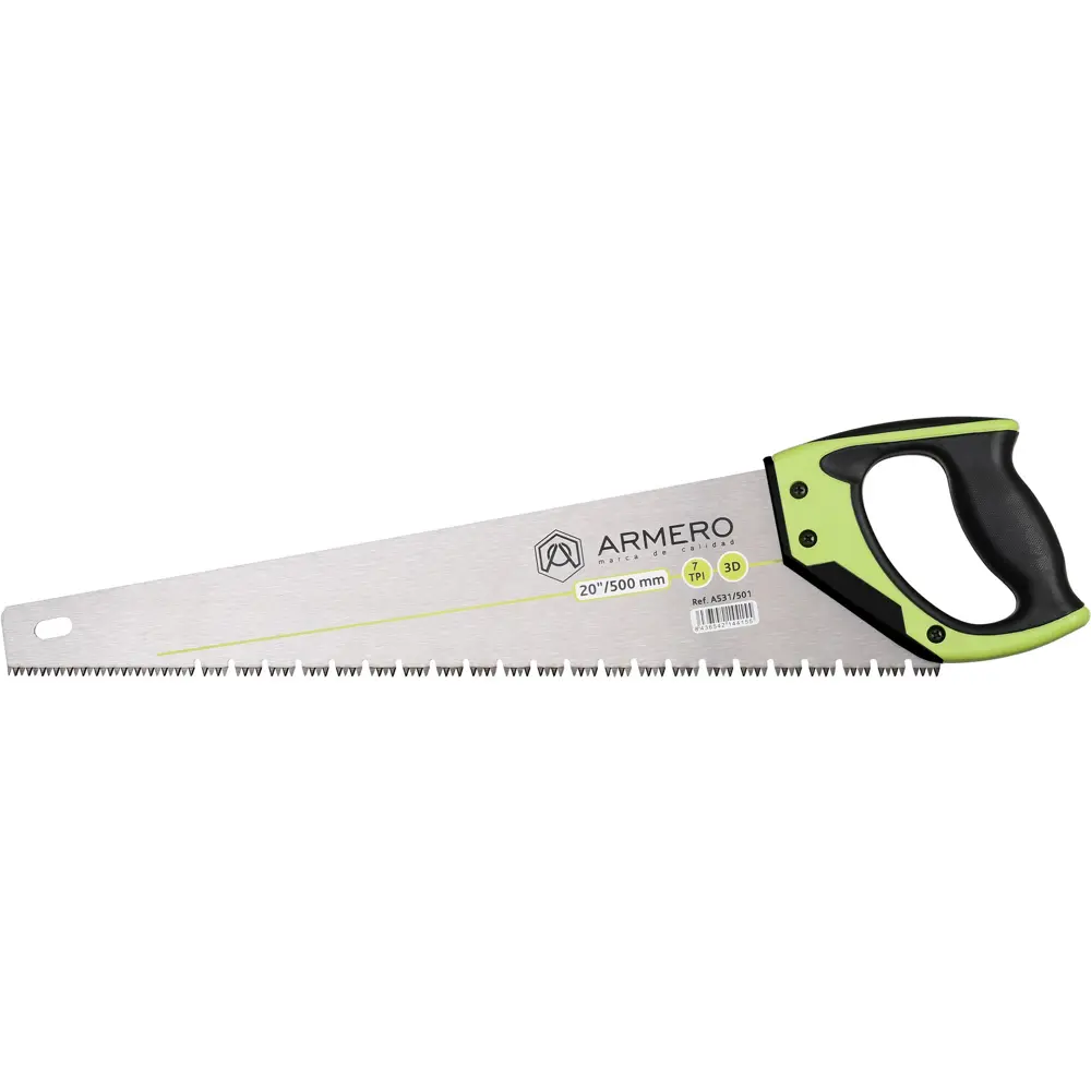 Ножовка по дереву Armero крупный зуб 500 мм STLM-2154080