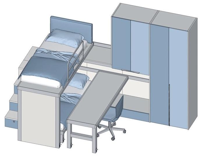 TUMIDEI Раздвижная кровать с экструдером Tiramolla sun-id-1362400 - Вид №2