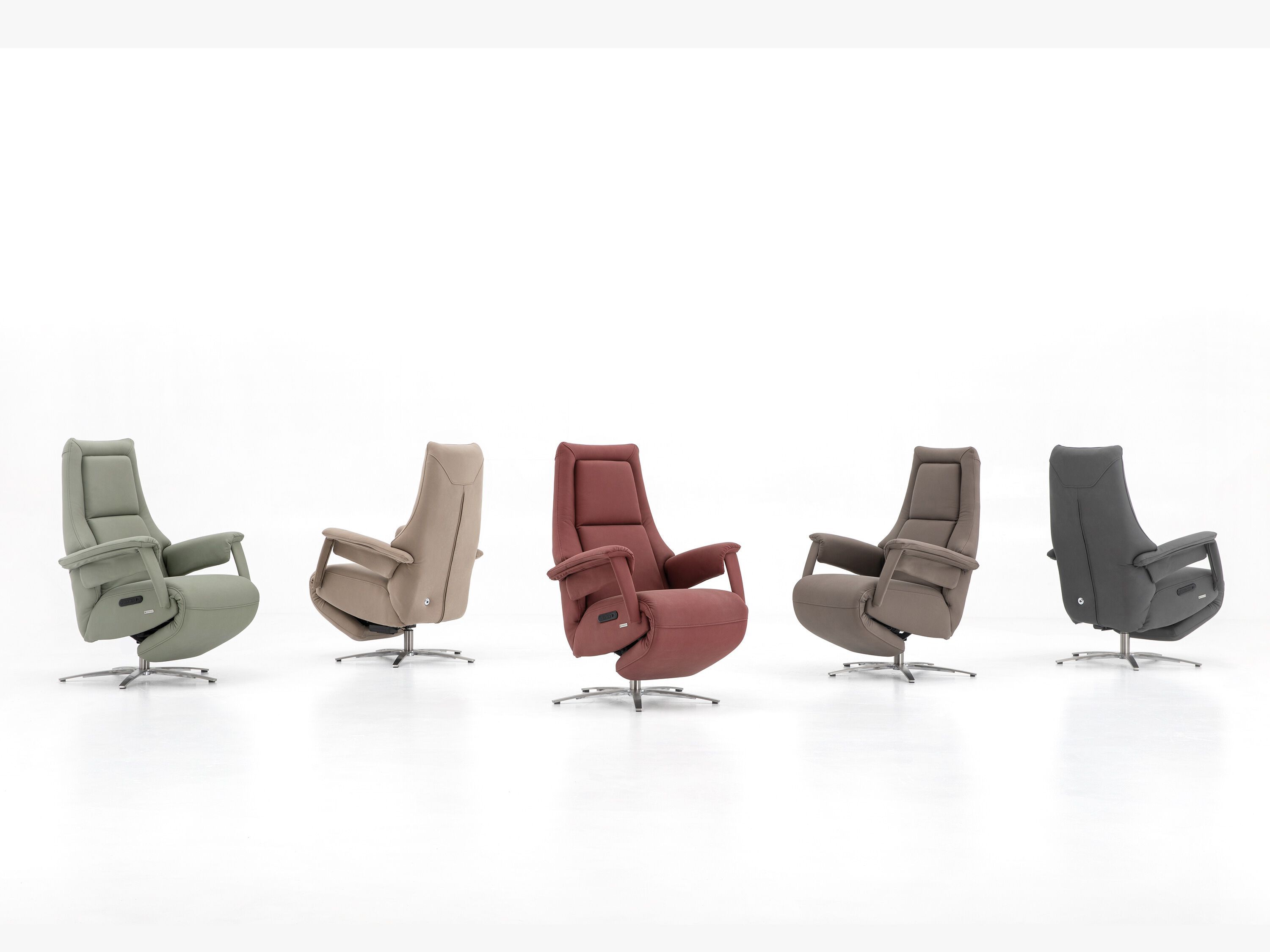 Кожаное вращающееся кресло с электрическим движением CAMPO DE' FIORI CL031 ARCH-00024754 - Вид №26