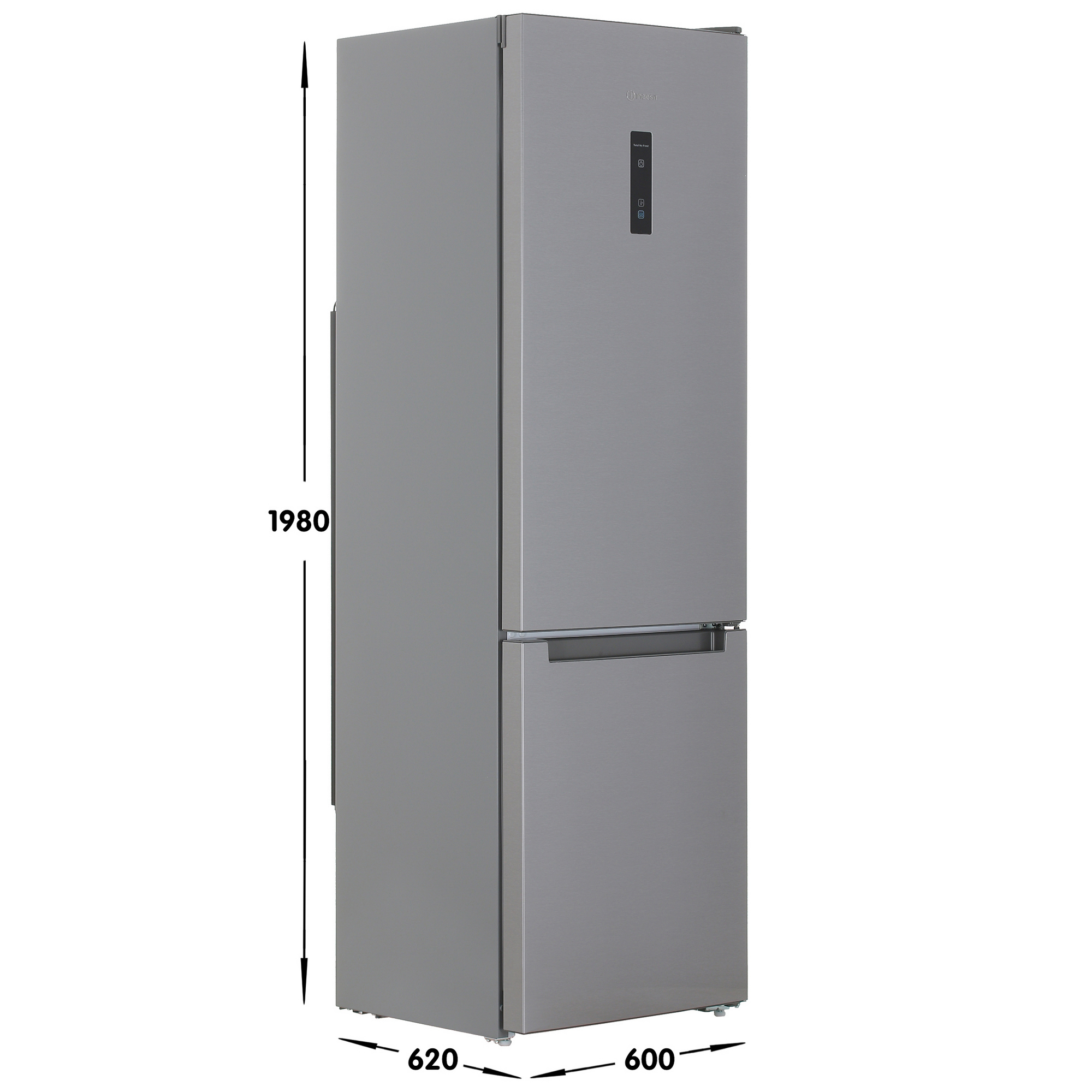 9082299 Холодильник с морозильником   Indesit ITS 5200 XB серебристый STDN-0072373 - Вид №6