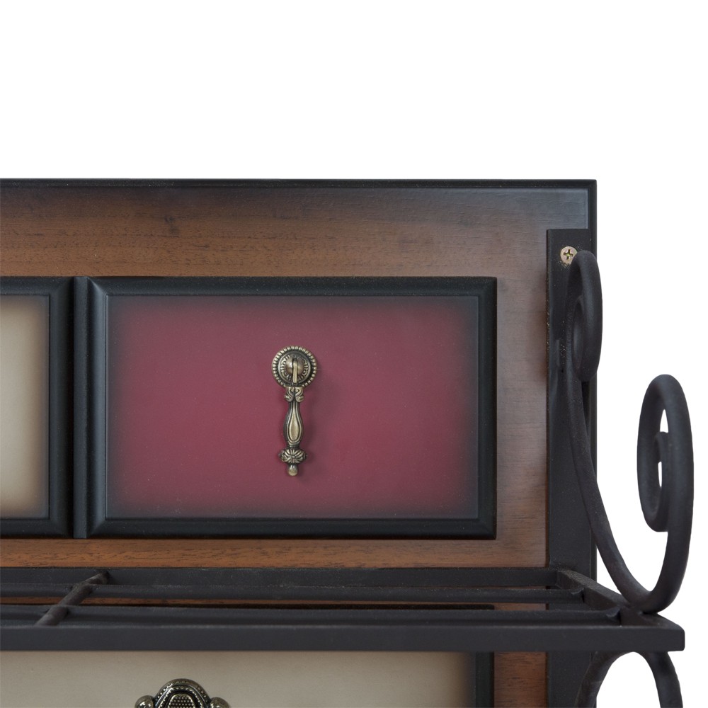 15003 Вешалка настенная Пандора 2 Орех Mix BOGACHO 4627139502128 - Вид №4