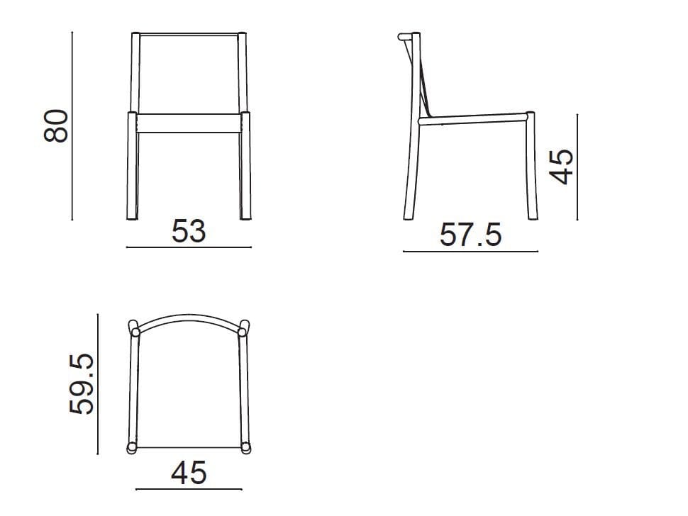 Деревянный стул Arper Ката ARCH-00085746 - Вид №4