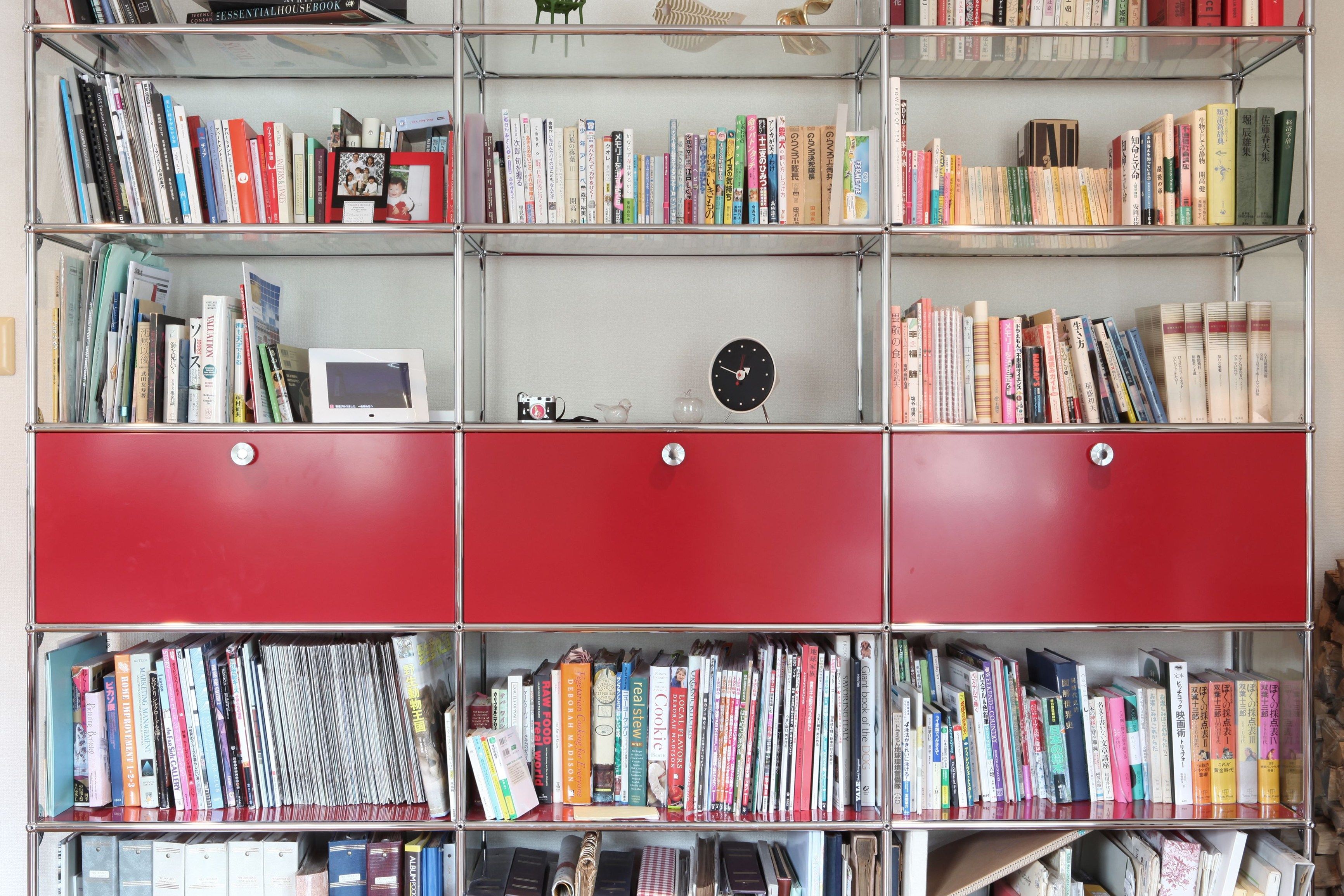 Секционный книжный шкаф из металла USM USM Haller System ARCH-00108209 - Вид №3