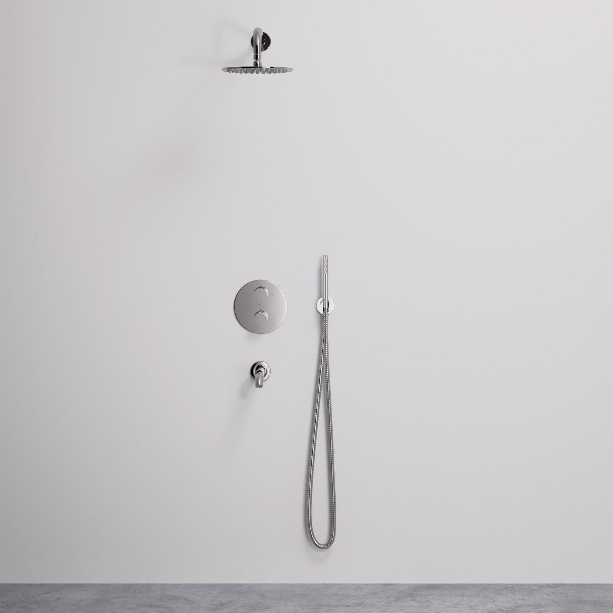 Настенный набор для ванны с 5 отверстиями и душем LUSSO Luxe ARCH-00011106 - Вид №14