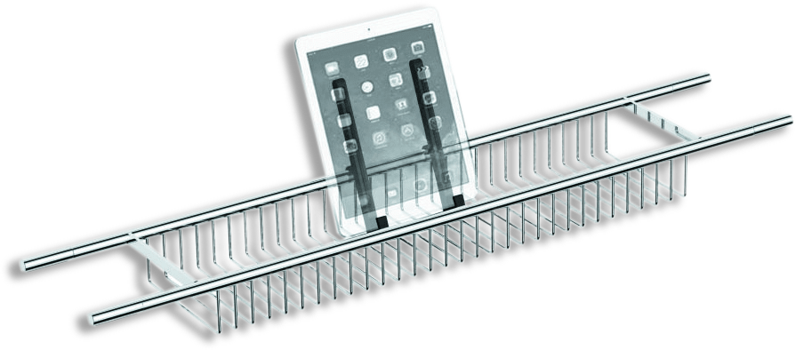79260 Полка для ванны подвесная регулировка по ширине цвет хром LANGBERGER Accessories