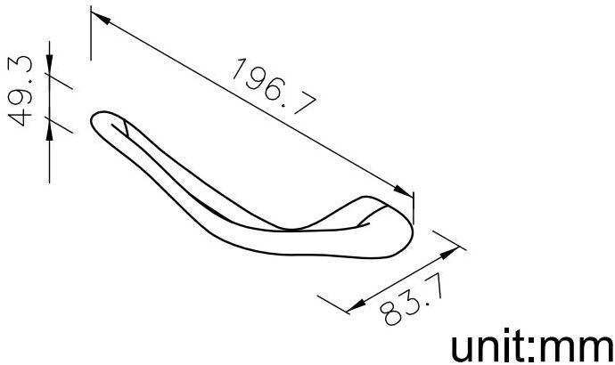 JUSTIME Держатель туалетной бумаги из хромированной латуни Ether 6781-40-80cp - Вид №3