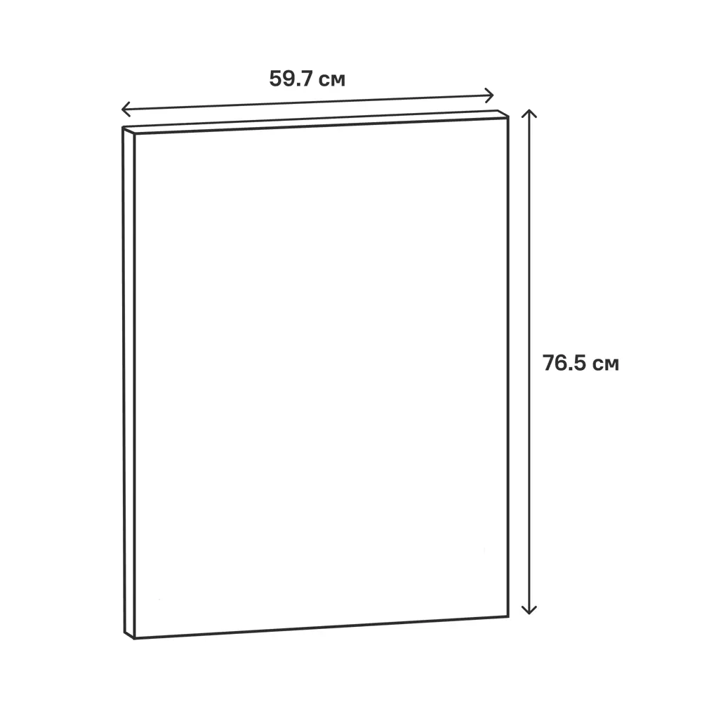 Фасад кухонный DELINIA ID София белый матовый 59.7×76.5 см 82010127 STLM-0865677 - Вид №17