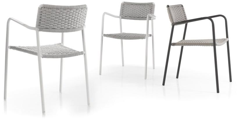 MANUTTI Штабелируемый садовый стул с подлокотниками Echo sun-id-1510300 - Вид №3