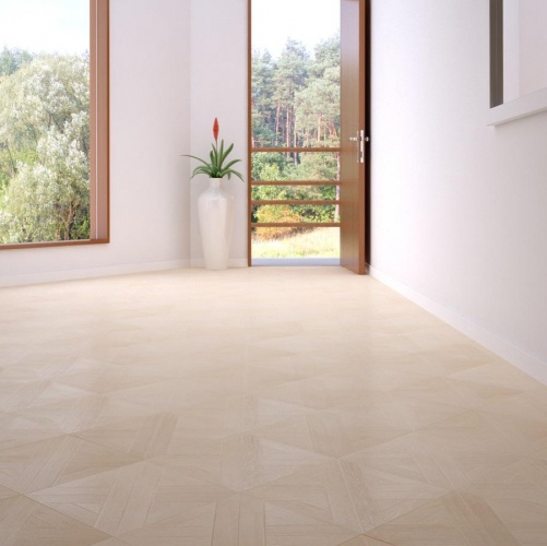 Модульный паркет Marco Ferutti Linea Linea Ванилла Дуб с брашью (Текстурированная) 405х405 мм 2600600025 - Вид №2