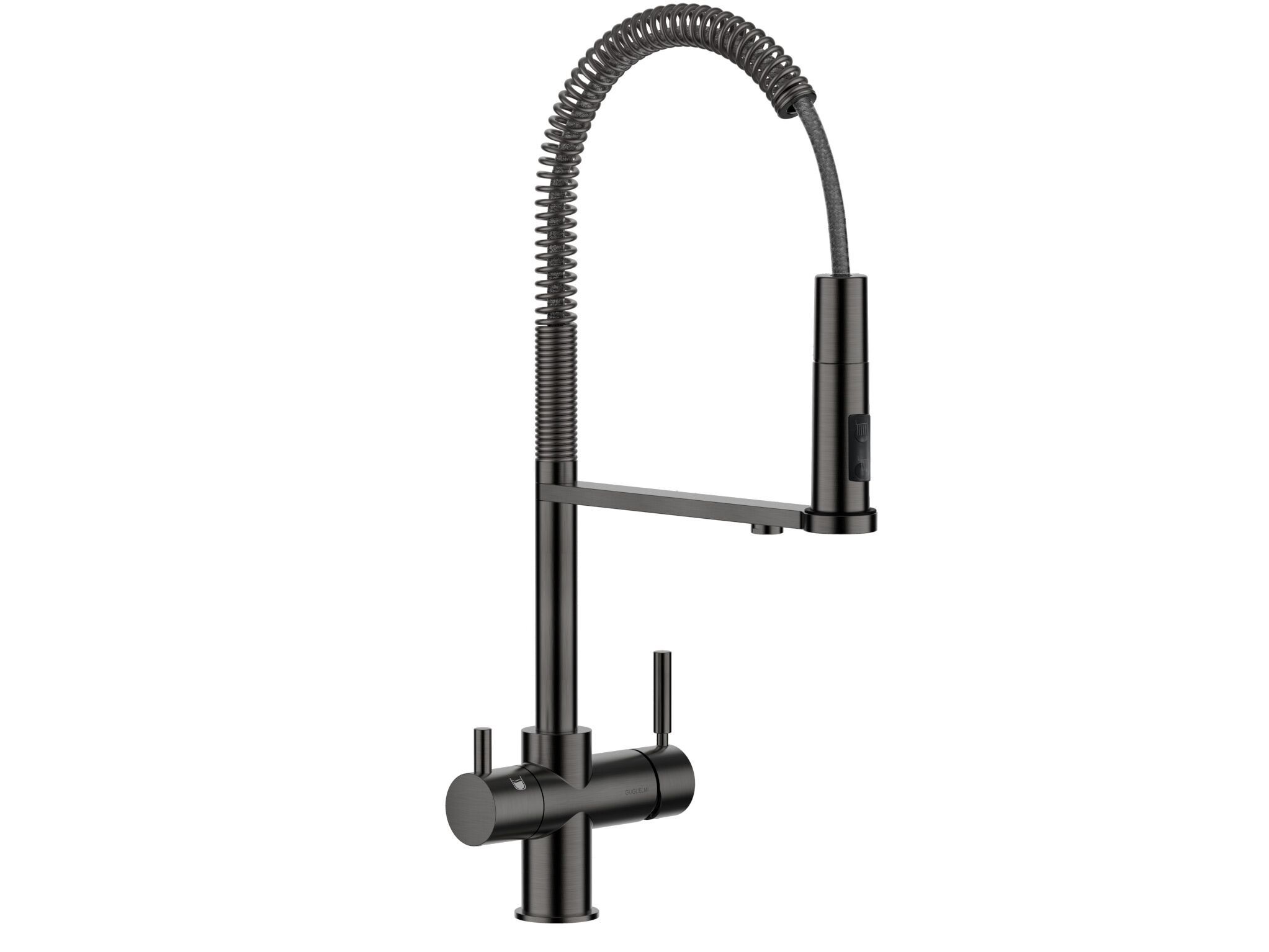 Однорычажный смеситель для кухни с выдвижным ручным душем GUGLIELMI RUBINETTERIE Pura ARCH-00145312 - Вид №4