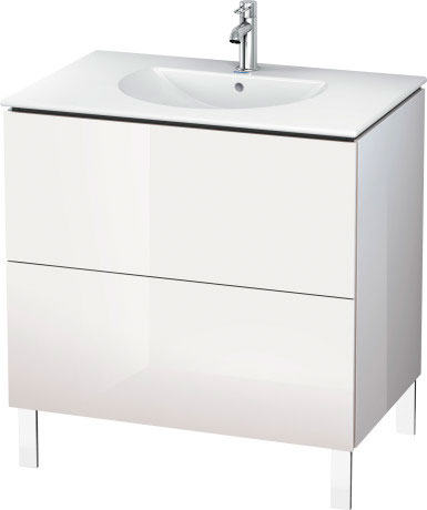 LC660607979 L-Cube Тумбочка напольная Орех натуральный, декор Duravit - Вид №2