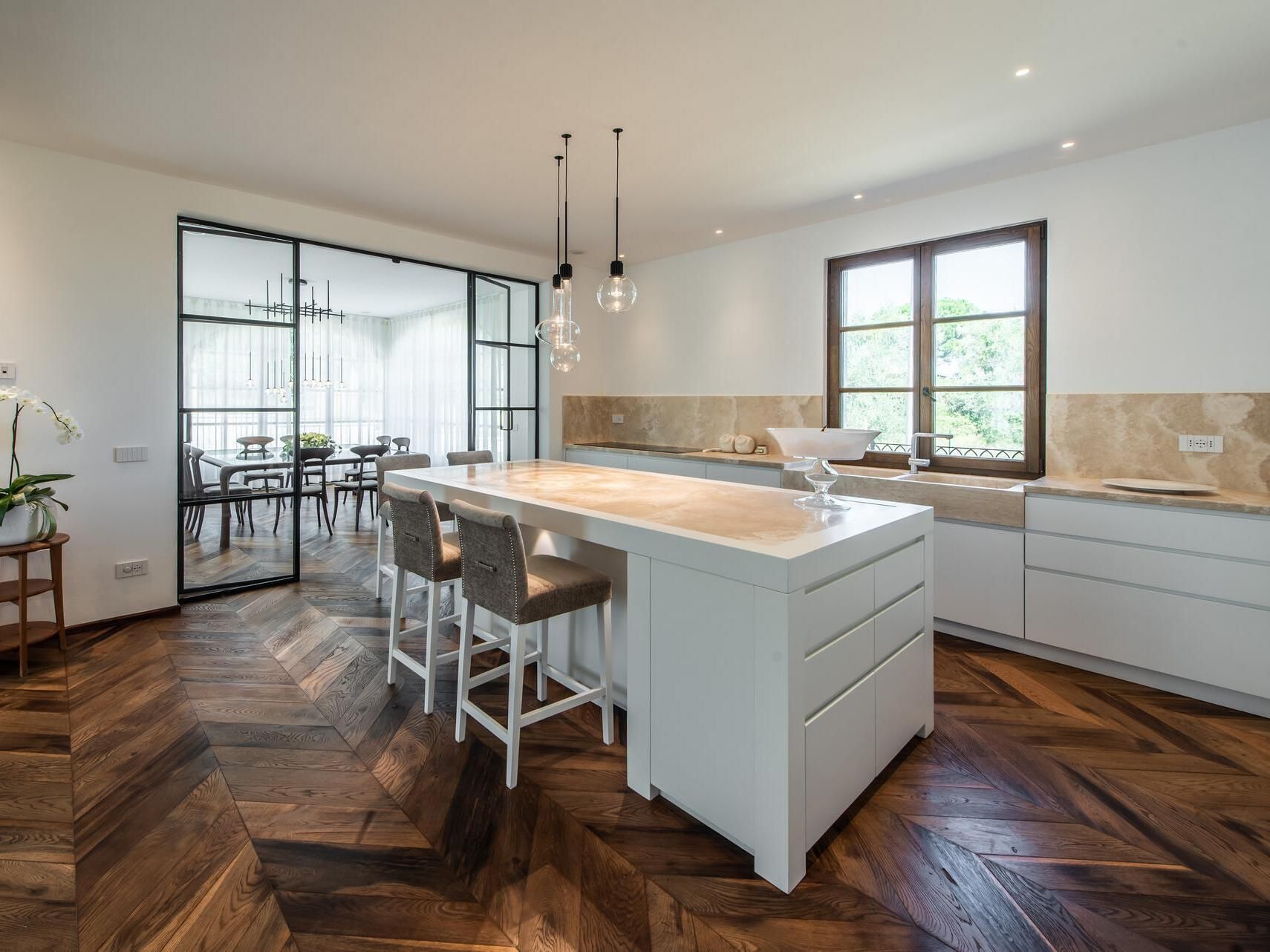 Кухня из массива дерева с островом на заказ GH LAZZERINI Cucina 16 ARCH-00143893 - Вид №3