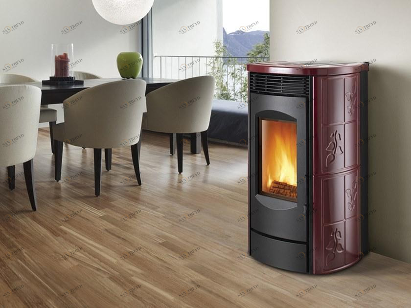 CAMINETTI MONTEGRAPPA Настенная печь на дровах из майолики Alpina sun-id-1431526