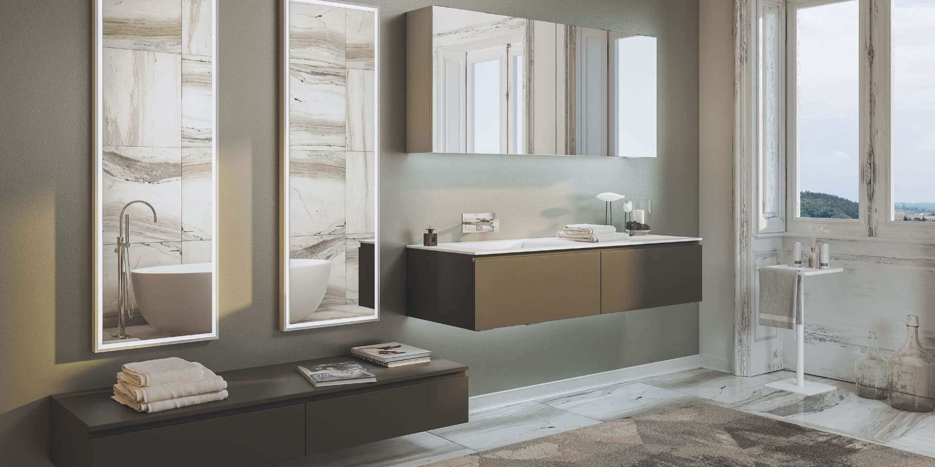 AQS5530180 Накладная раковина на столешницу  овальная MOMA Design Aqua - Вид №1