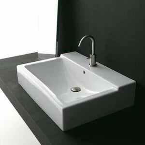 41935 Накладная раковина на столешницу  овальная