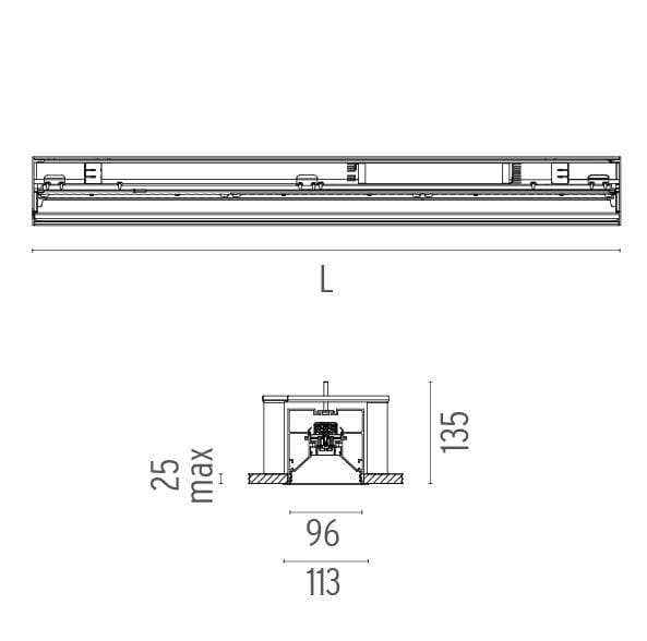 Профиль для линейного освещения Flos IN-FINITY ARCH-00139590 - Вид №1