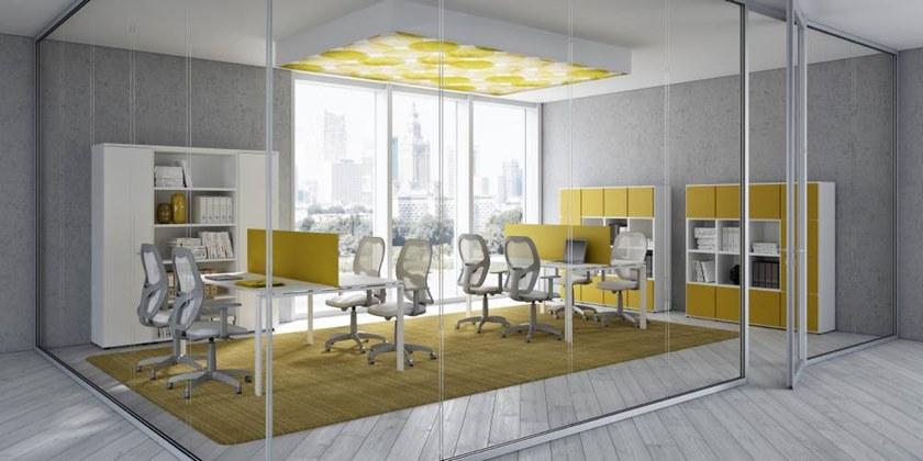 CUF Milano Стеклянная звуконепроницаемая сдвижная стена для офиса Aquarius sun-id-1496905 - Вид №1