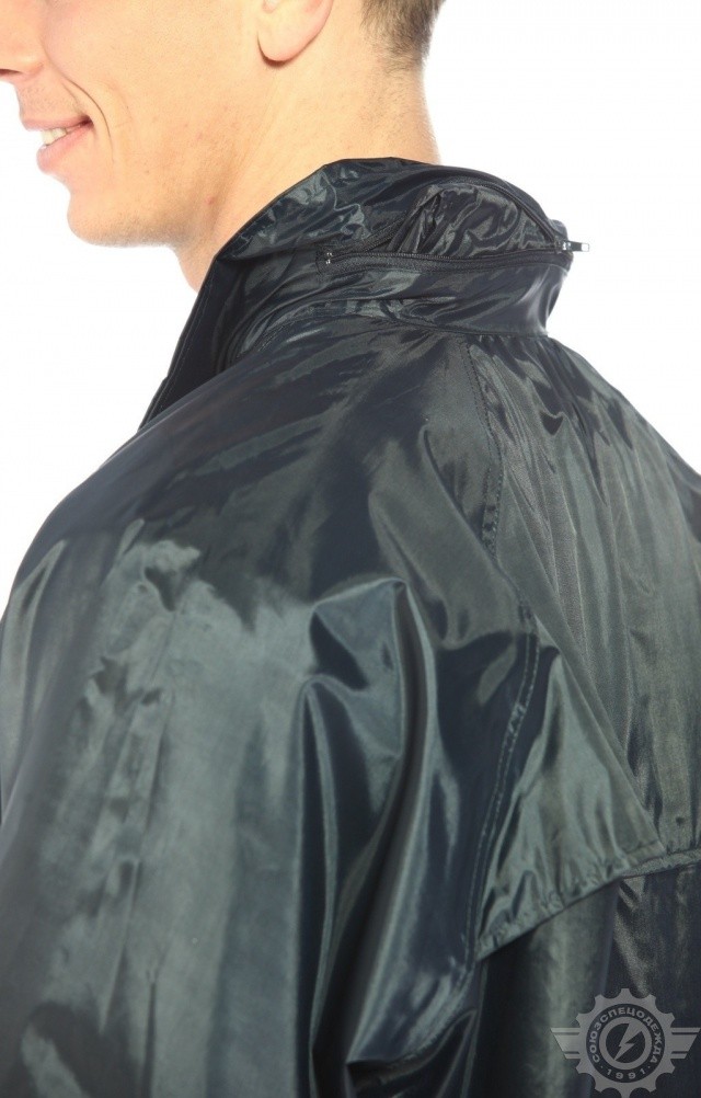 4957157 Плащ "Альбатрос ЛАЙТ" влагозащитный синий  Непромокаемая спецодежда  размер XXL  - Вид №9