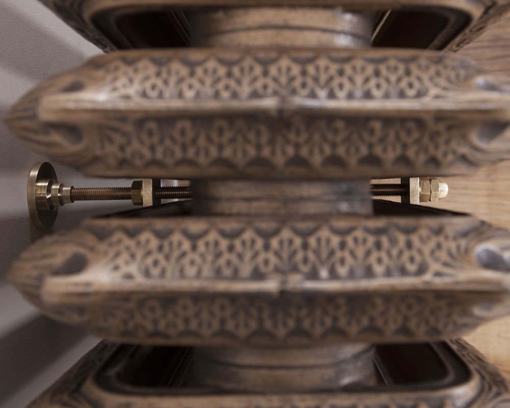 LD206 Настенное крепление из цельной латуни со стойкой 300 мм Сarronheating  - Вид №5