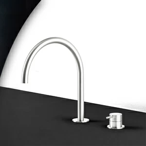 Смеситель для раковины глянцевая сталь Toki Radomonte TKI32L