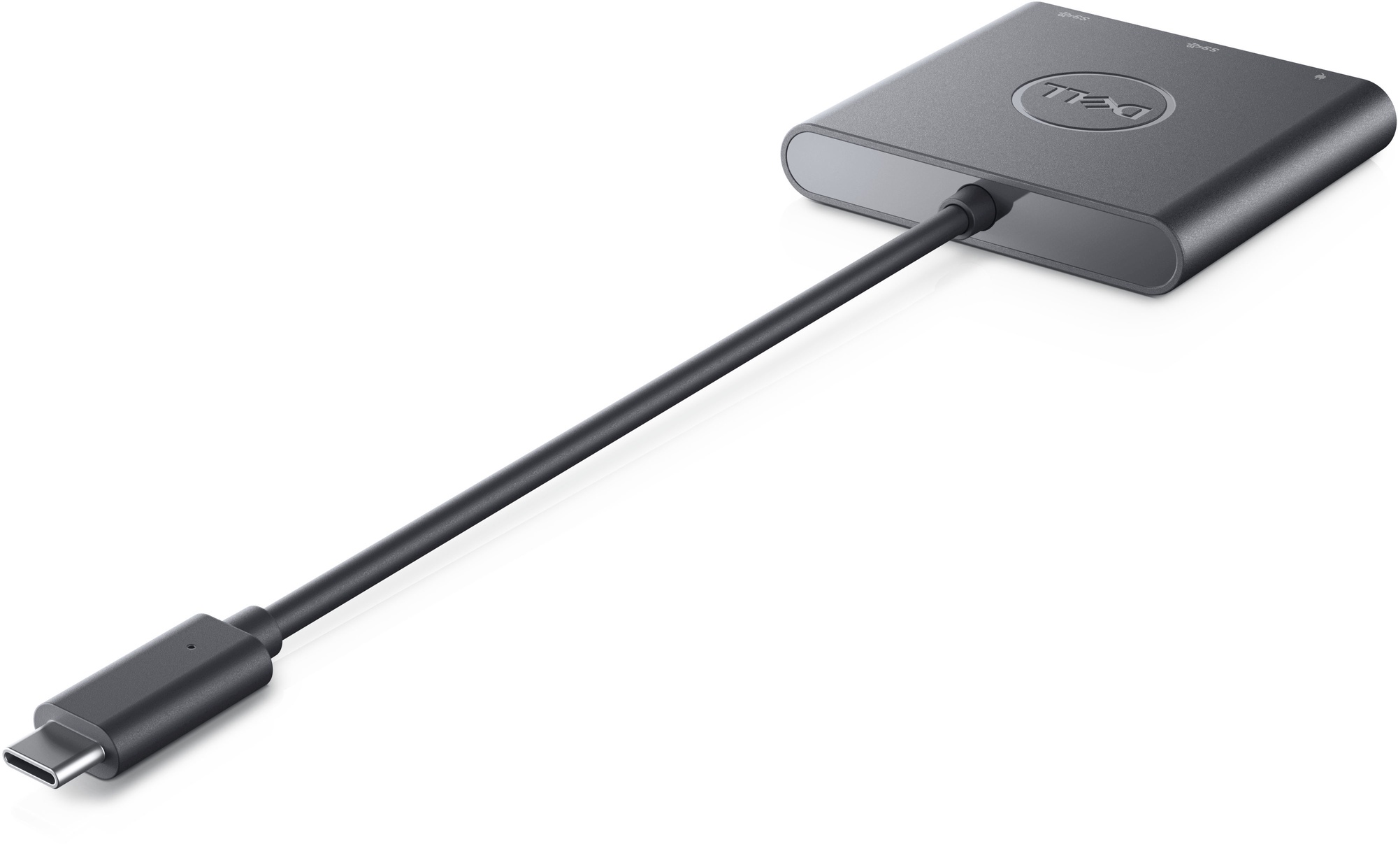 470-AEGX adapter usb-c/2*usb-a with power delivery Dell Santreyd  - Вид №2