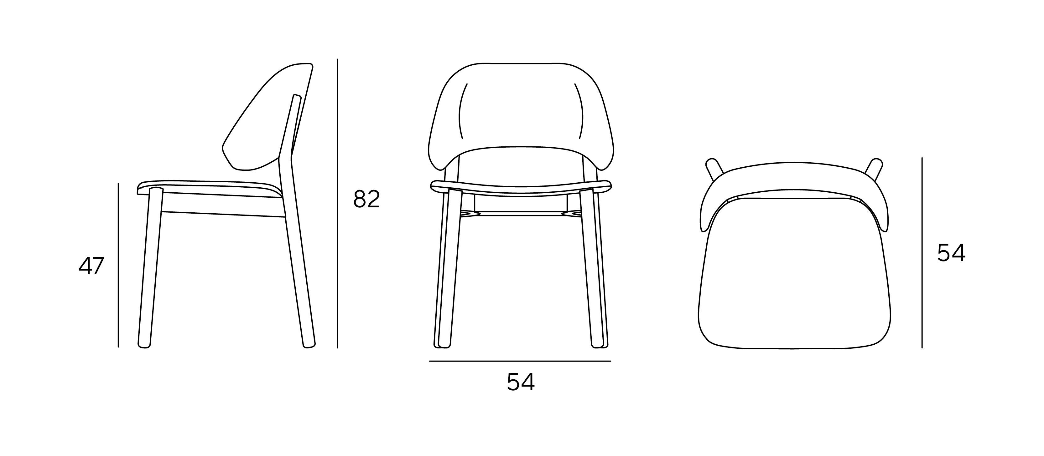 Тканевый стул Innova Imbottiti ELLIE ARCH-00108856 - Вид №1