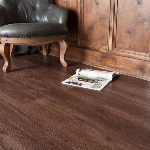 Виниловый ламинат Aquafloor Nano Af3209n Дуб с брашью (Текстурированная) 1221х180 мм 1100100035 - Вид №2