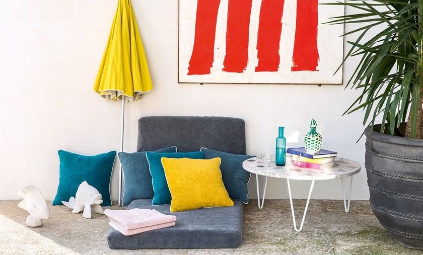 Élitis Однотонная махровая хлопковая ткань sun-id-1482435 - Вид №3