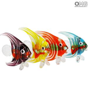 4600 ORIGINALMURANOGLASS Фигурка Рыбки - муранское стекло OMG 7 см