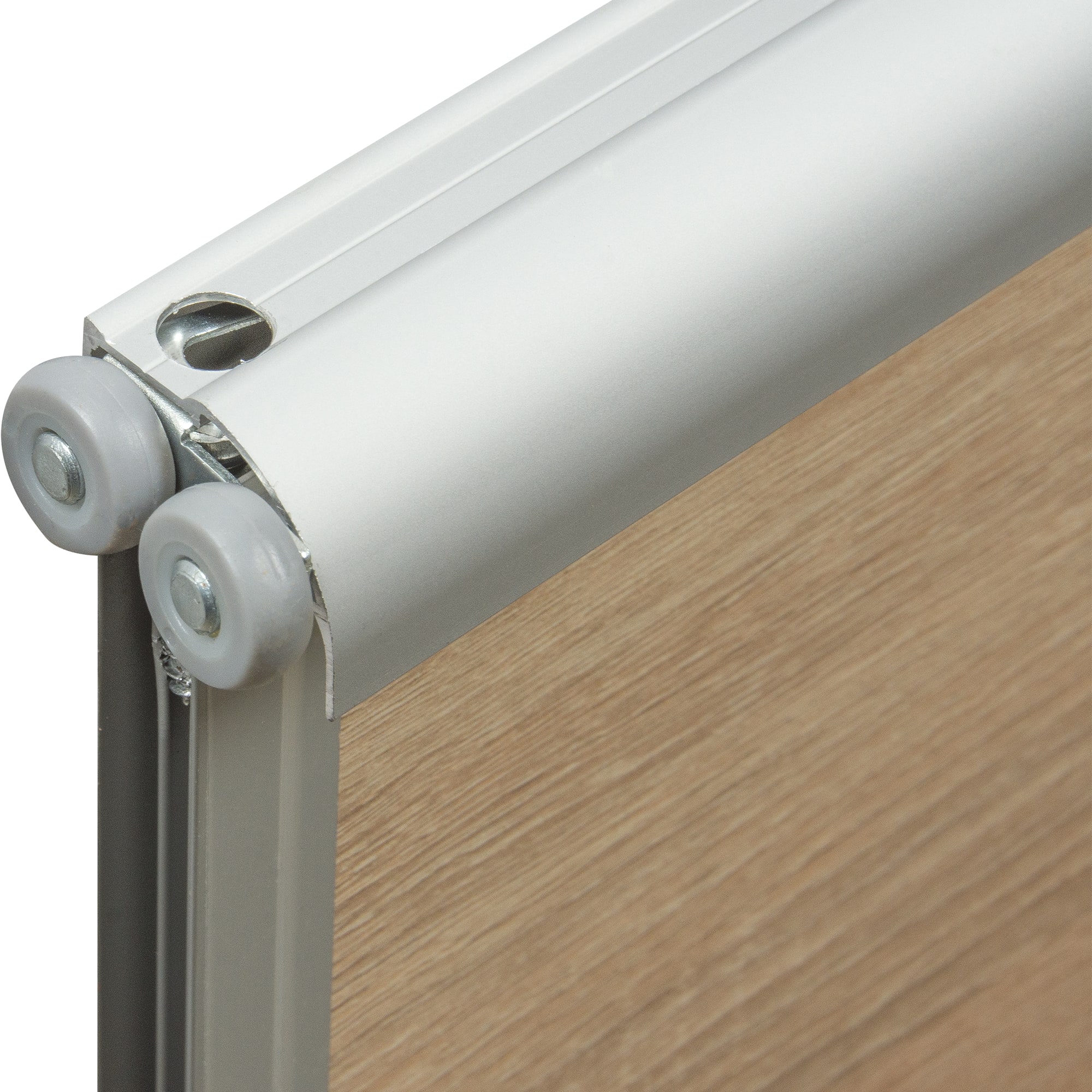 Дверь-купе SPACEO 2455×704 мм дуб сонома/серебро для шкафа-купе 18833609 STLM-0013075 - Вид №3