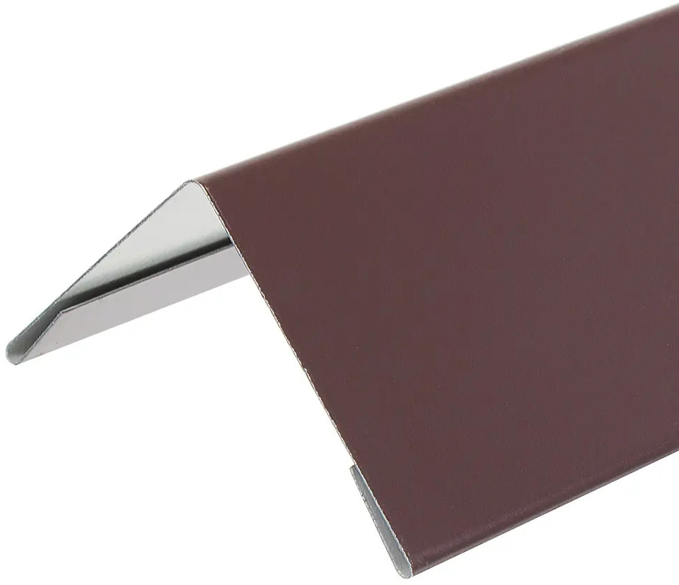 ТЕХНОНИКОЛЬ Внешний угловой профиль коричневый для фасадной отделки 18734838