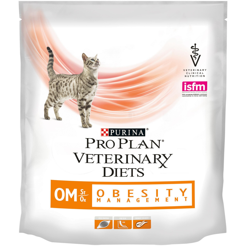 ПР0033152 Корм для кошек Veterinary Diets OM St/Ox для снижения избыточной массы тела, сух. 350г Pro Plan  - Вид №7