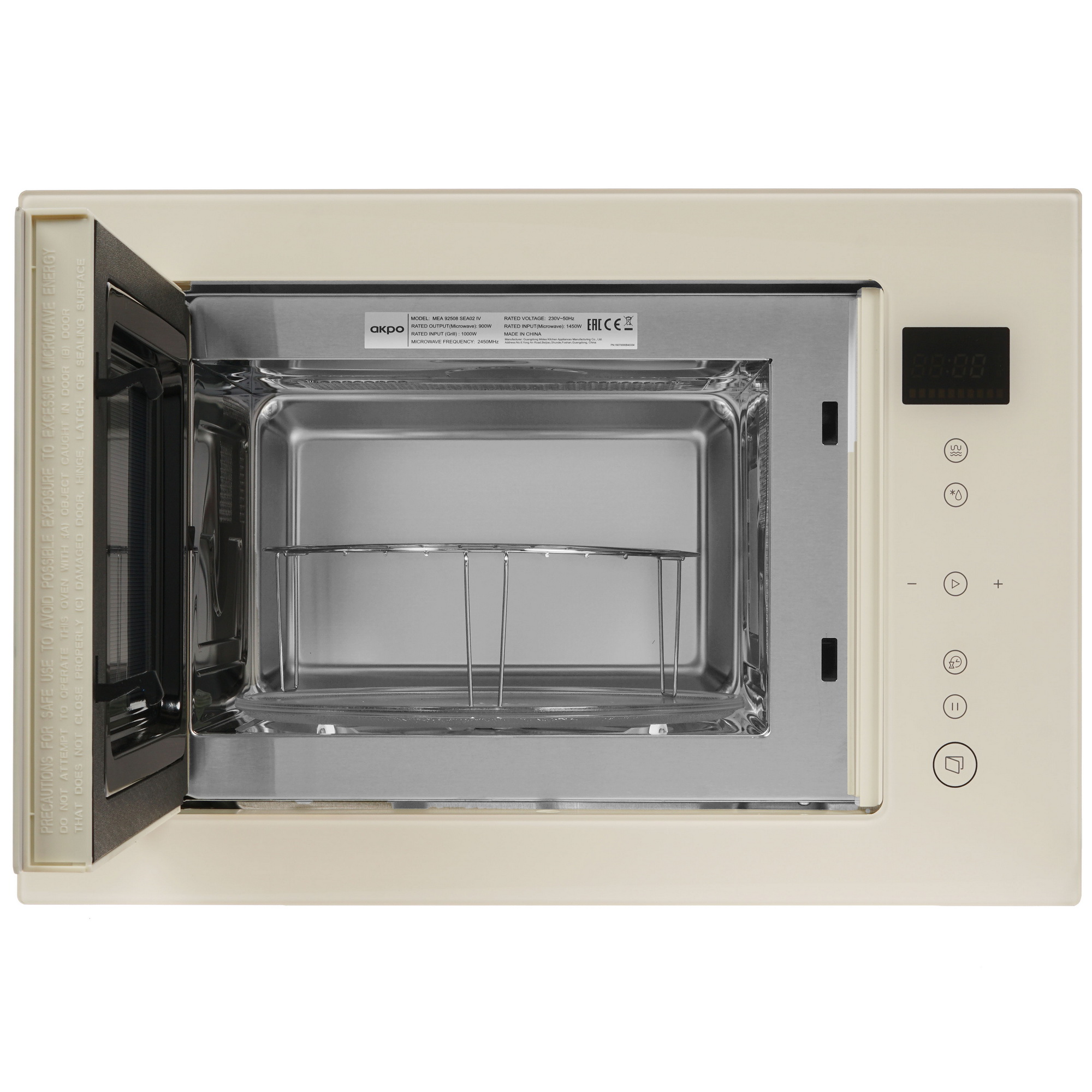 5300014 Встраиваемая микроволновая печь Akpo MEA 92508 SEA02 IV бежевый STDN-0086480 - Вид №5