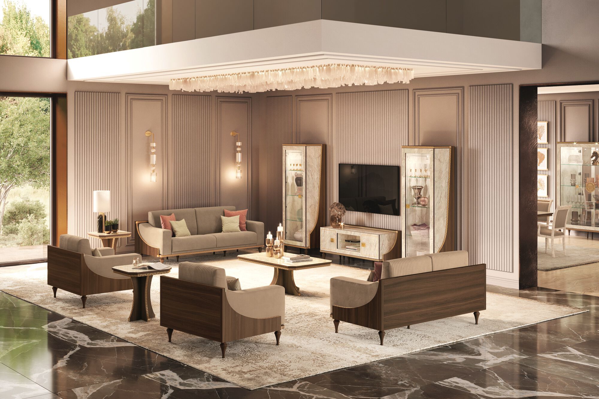 Тканевое кресло с подлокотниками Arredoclassic Romantica ARCH-00064908 - Вид №2