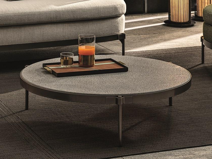 Minotti Круглый столик для сада из камня Tape cord outdoor sun-id-1362217 - Вид №3