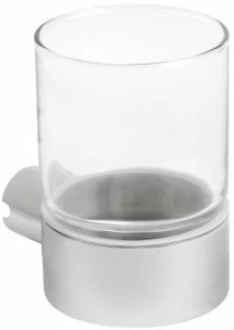 Mat Inter Настенный держатель для зубных щеток из нержавеющей стали и стекла Bilbao Ac05.09990