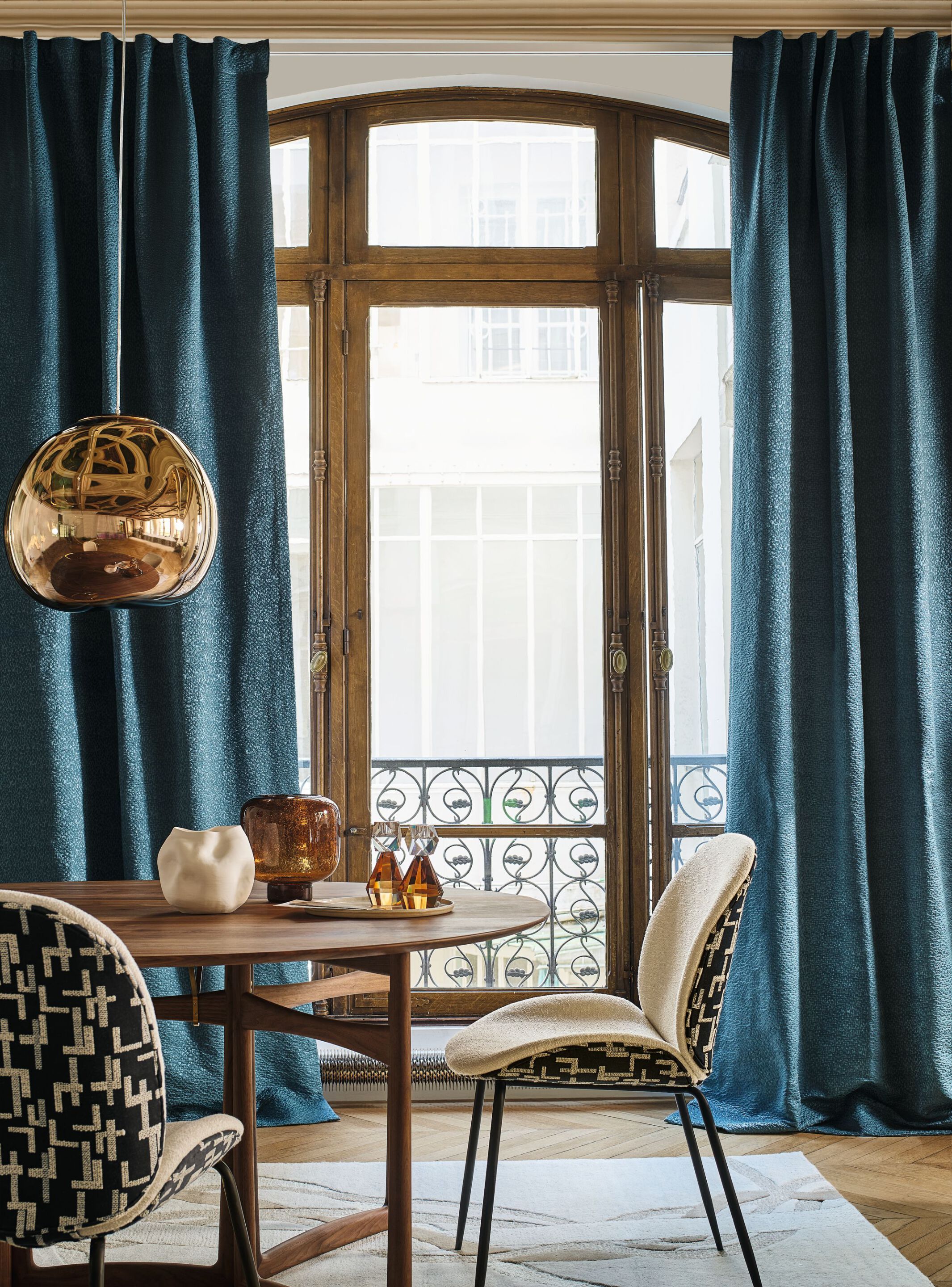 Ткань с графическим рисунком Casamance Galerie ARCH-00120267 - Вид №3