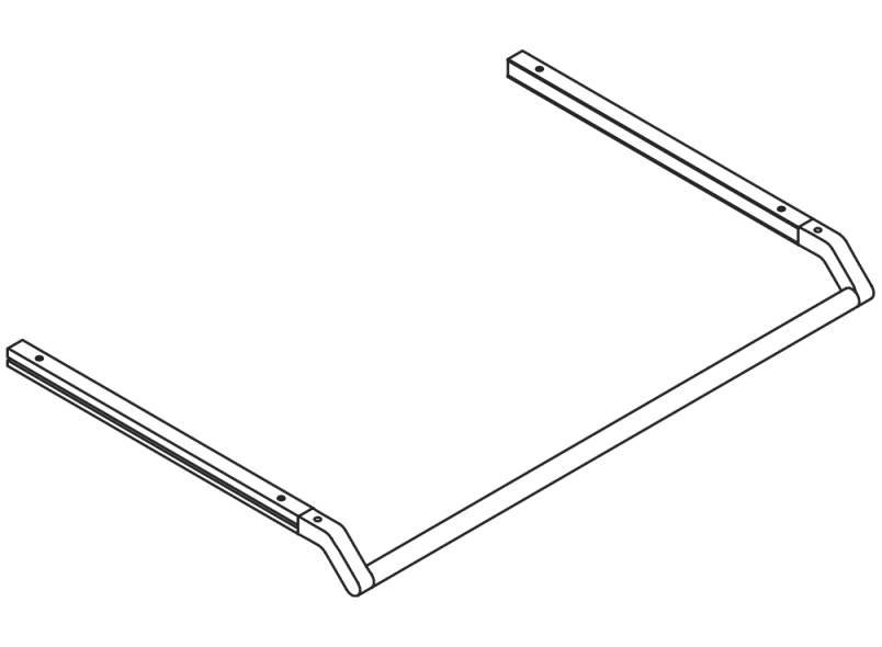 950.13.0022 Профили для умывальника с ручкой HEWI Waschtische  - Вид №2
