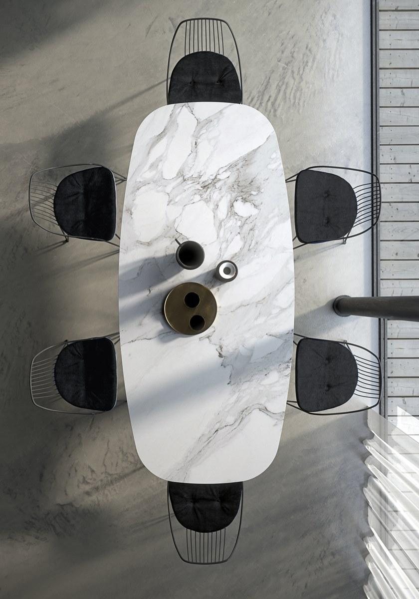 Ozzio Italia Металлический стул с подлокотниками  S020  - Вид №1